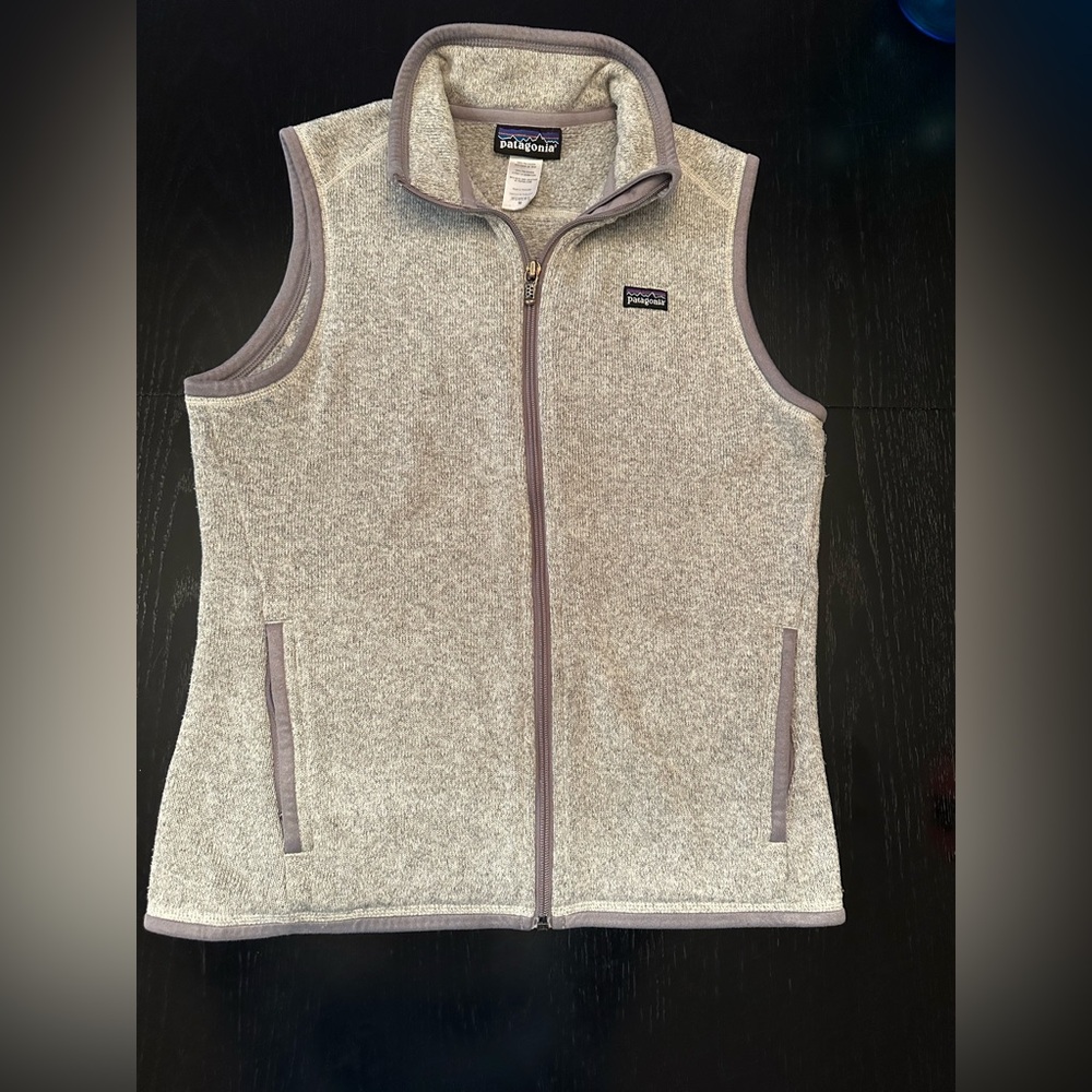 Patagonia Heather Gray Zip Vest